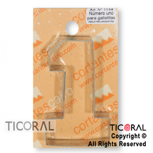 CORTANTE C 1154 NUMERO 1 PARA GALLETITAS x 1